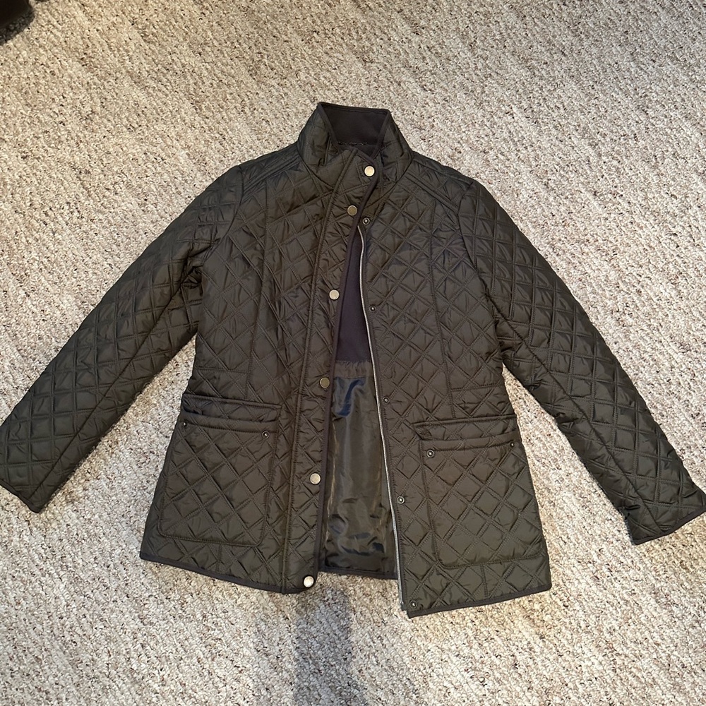 Lucky Brand Quilted Green Jacket Women’s
